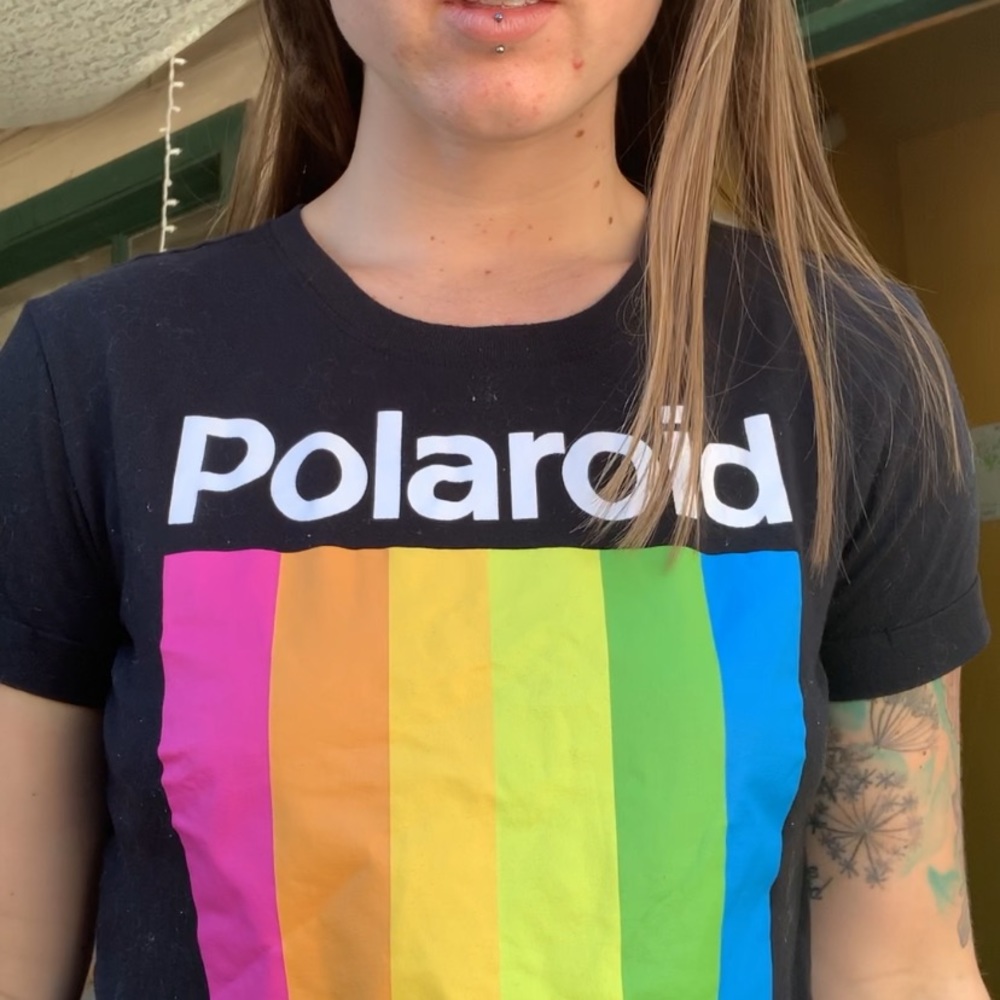 Polaroid Crop Top, small